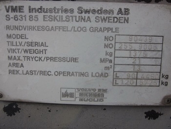 ขาย - ตัวหนีบไม้ คีบไม้ สำหรับรถตักเอวอ่อน รถตักล้อยาง รถแทรกเตอร์ รถไถนา มือสองเก่านอก