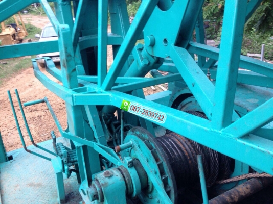 ขายปั้นจั่นตอกเสาเข็ม (พับเก็บได้) เครื่องยนต์ 195 เเรงม้า