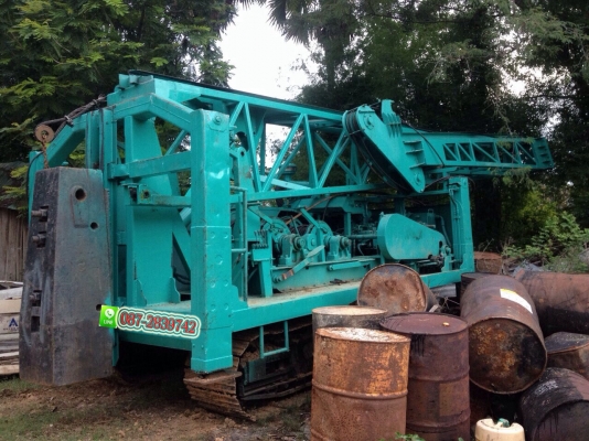 ขายปั้นจั่นตอกเสาเข็ม (พับเก็บได้) เครื่องยนต์ 195 เเรงม้า