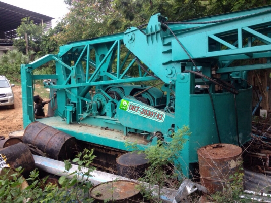 ขายปั้นจั่นตอกเสาเข็ม (พับเก็บได้) เครื่องยนต์ 195 เเรงม้า