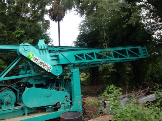 ขายปั้นจั่นตอกเสาเข็ม (พับเก็บได้) เครื่องยนต์ 195 เเรงม้า