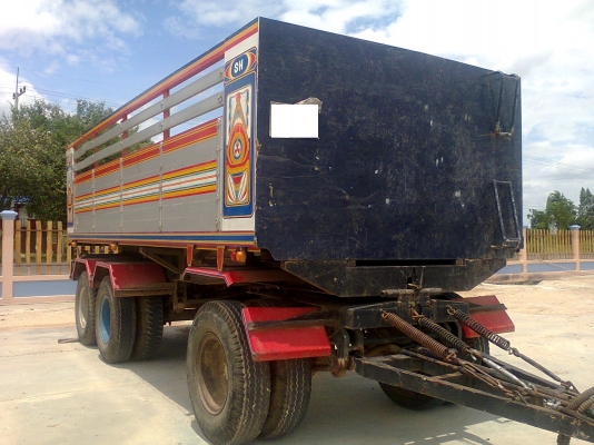 ลูกพ่วงดัมพ์ 3 เพลายัด กระบะอลูมิเนียม ยาว 6.20 เมตรปี 08