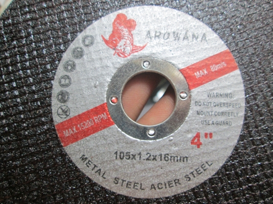 ใบตัดไฟเบอร์ 105x1.2x16mm.