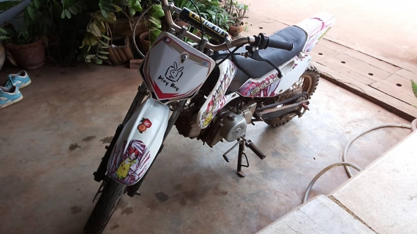 **14,000 บ.ต่อรอง**ขาย มอ'ไซค์ น้อย แต่งสไตล์ วิบาก ราคาเบาๆ สตาร์ทเท้า คลัชมือ ดิสเบรคหน้า ดรัมเบรคหลัง(ดิสหน้าต้องเช็ค) เครื่อง4จังหวะ LIFAN-110 ไดฯล่าง สตาร์ทเท้า เครื่องดี แรงดี เกียร์ดี เข้าง่าย โชคหลังเดี่ยว ล้อ อลูมิเนียม หน้า-หลัง ยางดีทั้ง2เ