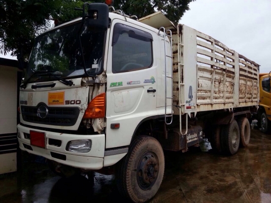 ขายรถบรรทุกสิบล้อดัมพ์ HINO 500 เครื่อง 330 แรง รถเดือนมีนาคม 2557 ทะเบียนพร้อมใช้