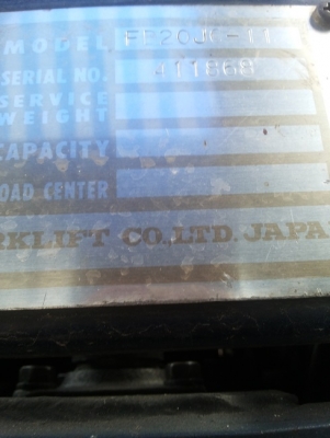 ขายโฟล์คลิฟท์ 2 ตัน รุ่น11 Komatsu
