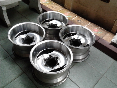 ล้อ Enkei 6/139 ขอบ15 กว้าว8.5 ออฟ-25 สวยๆ 1ชุด