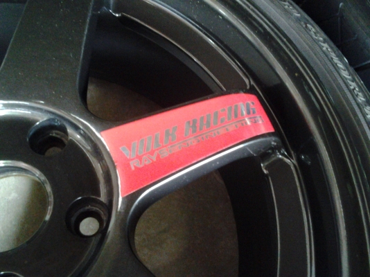 ล้อแม็ก TE 37 ขอบ18 ยางปี12