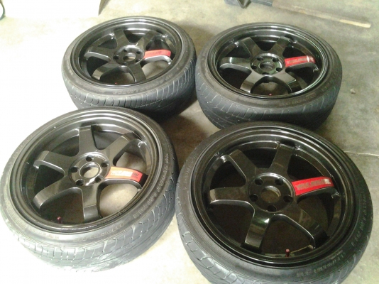 ล้อแม็ก TE 37 ขอบ18 ยางปี12