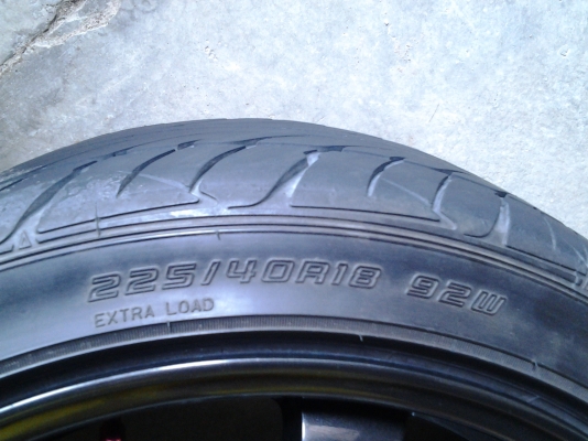 ล้อแม็ก TE 37 ขอบ18 ยางปี12