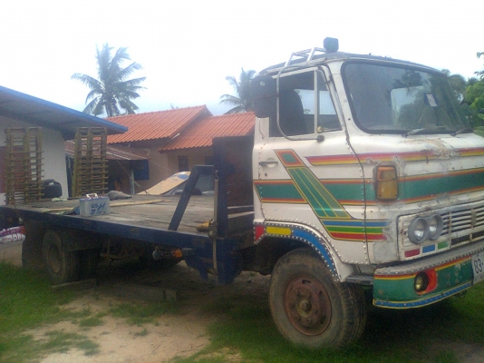 ขายรถเทเลอร์หกล้อฮีโน่Kmหางปลาขึ้นรถเกี่ยวเล็ก