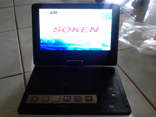 เครื่องเล่นดีวีดีในบ้าน รถยต์พกพาชารต์ได้ soken เครื่องเล่นดีวีดีในบ้าน รถยต์พกพาชารต์ได้ soken