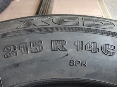 ยาง XCD 215R14 ปี14