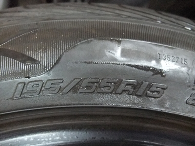 ยาง Goodyear 195/55/15 ปี12
