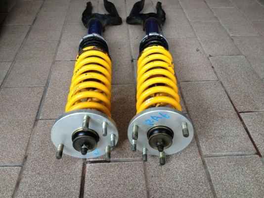 โช๊คปรับเกลียว คายาบ้า ใส่เเอคคอร์ปลาวาฬ คู่หน้าของเก่าญี่ปุ่นสภาพดี