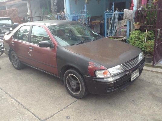 ขายครับ NISSAN SUNNY B 14 1.5 ABS ปี 99 ตัวท๊อป เกียร เครื่อง ดีมาก ช่วงล่างดี สีไม่สวย ภายในไม่ขี้เหร่ ออโต้ แกสน้ำมันใช้ได้ครบ กะจกไฟฟ้า เล่มพร้อม ตามสภาพน่ะครับ ราคา 49000. สภาพสวยๆขายเปนแสนครับ 085-359-4089 กอล์ฟครับ ดูรถแถวสายไหม 24 ชมครับ ช้าอดตามเค