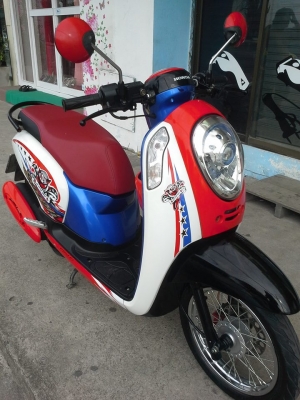รถสวยม๊ากมาก All New Honda Scoopy -i ปลายปี 2555 รุ่นใหม่ล่าสุด ลาย Active Boy