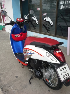 รถสวยม๊ากมาก All New Honda Scoopy -i ปลายปี 2555 รุ่นใหม่ล่าสุด ลาย Active Boy