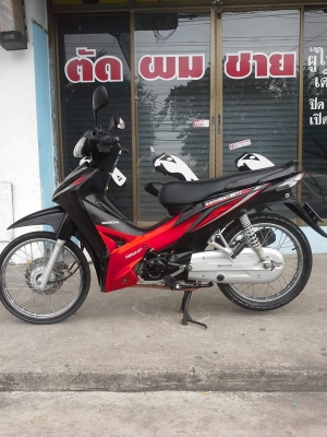 Honda Wave 110 i ปี 2556 รุ่นใหม่ล่าสุด สีดำ แดง รถสวยๆประหยัดน้ำมัน