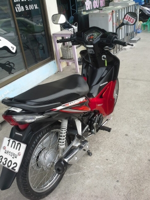 Honda Wave 110 i ปี 2556 รุ่นใหม่ล่าสุด สีดำ แดง รถสวยๆประหยัดน้ำมัน
