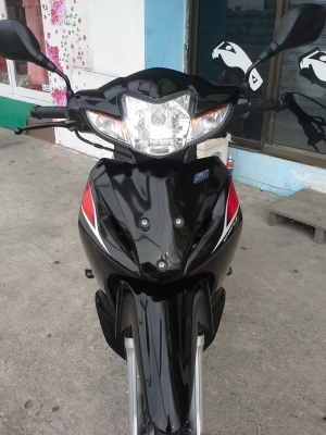 Honda Wave 110 i ปี 2556 รุ่นใหม่ล่าสุด สีดำ แดง รถสวยๆประหยัดน้ำมัน