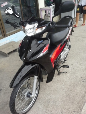 Honda Wave 110 i ปี 2556 รุ่นใหม่ล่าสุด สีดำ แดง รถสวยๆประหยัดน้ำมัน