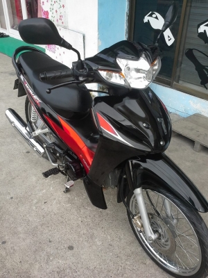 Honda Wave 110 i ปี 2556 รุ่นใหม่ล่าสุด สีดำ แดง รถสวยๆประหยัดน้ำมัน