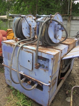 มาใหม่อีกแล้วครับ - เครื่องปั๊มลม ยี่ห้อเยี่ยม KOMATSU: EC3525B-2 มาพร้อมสาย ใช้งานได้เลยครับ