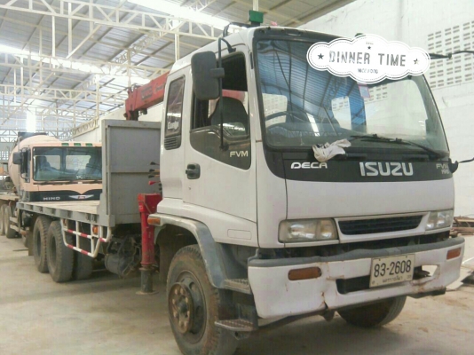 ขาย10ล้ออีซูซุ DECA195 FVMพร้อมเครนยูนิ U NIC 3ตัน สภาพพร้อมใช้งาน เครื่องดี แชชซีสวย เอกสารพร้อมโอน