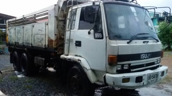 395,000.บ-ISUZU-10ล้อดั้ม.ครัชซีเจหัวร๊อคกี้.1เพลา.เครื่อง6BG1.เบรคทิ๊ปฟี่-