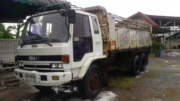 395,000.บ-ISUZU-10ล้อดั้ม.ครัชซีเจหัวร๊อคกี้.1เพลา.เครื่อง6BG1.เบรคทิ๊ปฟี่-