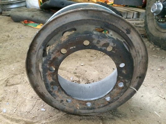 กระทะรถบรรทุก 10 น๊อต มีคิ้ว