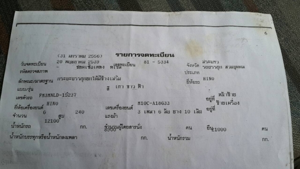 ขายดัมพ์ HINO3M  240 M10C เพลา  ขายต่อดาวน์ เปลี่ยนสัญญาได้เลย มีสโลว์ แชชซีสวยเครื่องดี แอร์เย็น สภาพพร้อมใช้งาน