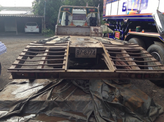 ขายหางพื้นเรียบท้ายลาดหรือกะบะลากแม็กโคPC60ราคา 45,000ต่อรองได้คัฟ