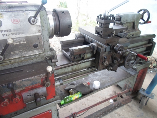 แท่นกลึง 5 ฟุต มือสอง 3 เพลา เกียร์บล็อก สภาพสวย พร้อมใช้งาน 67,000
