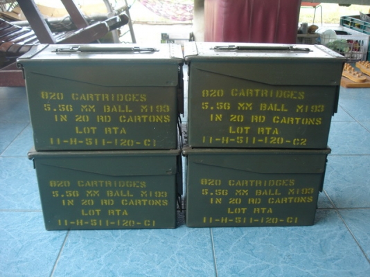 ลังกระสุนใส่เครื่องมือ สภาพสวย