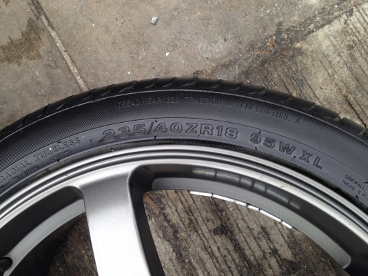 ขายแม็ก โปร์ไดว์ ขอบ 18 พร้อมยาง 235/40r18-285/30r18