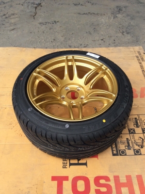ขายล้อแม็กใหม่+ยางใหม่ขอบ17ล้อหน้า8.5ยาง225/50/17ล้อหลัง245/45/17