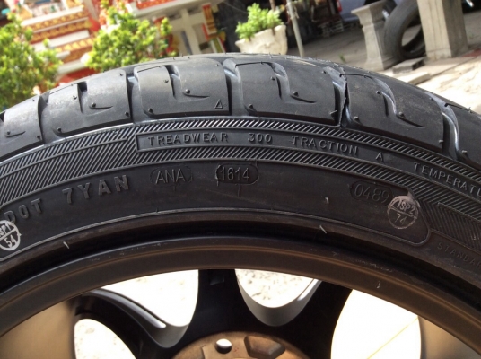 ขายล้อแม็กใหม่+ยางใหม่ขอบ17ล้อหน้า8.5ยาง225/50/17ล้อหลัง245/45/17