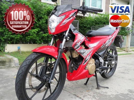 8 เดือน Suzuki Raider R150 สปอร์ตระดับตำนาน เดิมแท้ดี ไม่มีบิวด์  เพียง 45,900 บาท