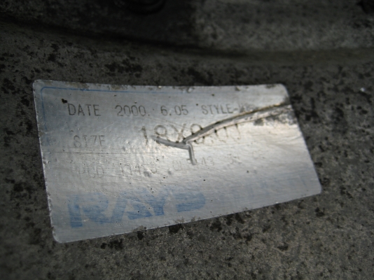 ขายแม็ก rays แท้ หน้า 8 หลัง 9 ขอบ18 5รู114 พร้อมยาง ไม่เคยซ่อม