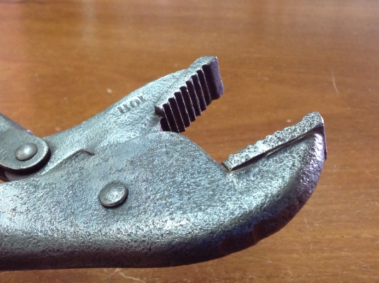 ขายคีมล็อค Petersen Vise Grip 10R โบราณยุคแรกๆ รุ่น 3 สามแถวหายาก