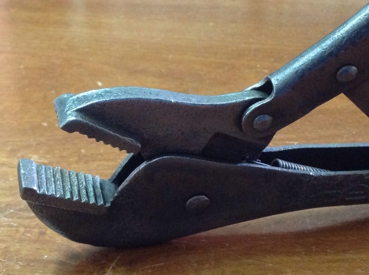 ขายคีมล็อค Petersen Vise Grip 10R โบราณยุคแรกๆ รุ่น 3 สามแถวหายาก