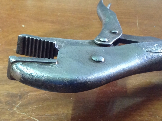 ขายคีมล็อค Petersen Vise Grip 10R โบราณยุคแรกๆ รุ่น 3 สามแถวหายาก