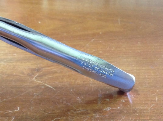 ขายคีมล็อค Petersen Vise Grip 10R โบราณยุคแรกๆ รุ่น 3 สามแถวหายาก