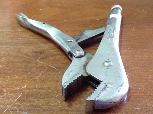 ขายคีมล็อค Petersen Vise Grip 10R โบราณยุคแรกๆ รุ่น 3 สามแถวหายาก
