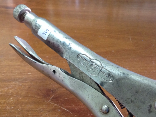 ขายคีมล็อค Petersen Vise Grip 10R โบราณยุคแรกๆ รุ่น 3 สามแถวหายาก