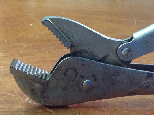 ขายคีมล็อค Petersen Vise Grip 10R โบราณยุคแรกๆ รุ่น 3 สามแถวหายาก