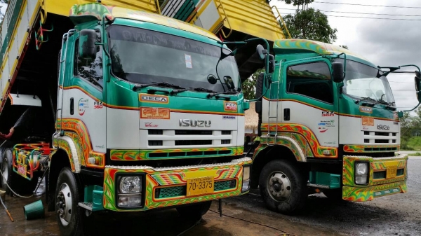 ISUZU FXZ 360 2 เพลา  แม่ลูกดั๊มพ์ 3 เพลา