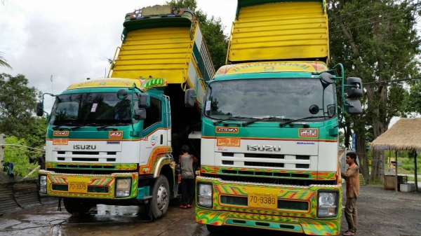 ISUZU FXZ 360 2 เพลา  แม่ลูกดั๊มพ์ 3 เพลา